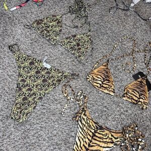 2 Animal Print Bikini Sets